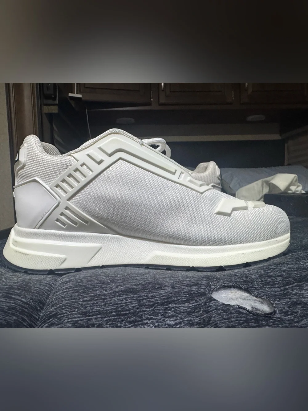 Prada White Technical Sneakers - Sz 41 (US 8) - NWT